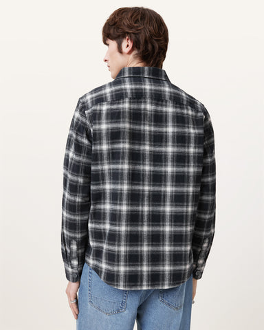 Hamura Checked Relaxed Fit Shirt