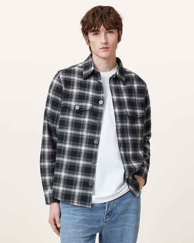 Hamura Checked Relaxed Fit Shirt