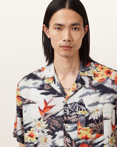 Oscani Short Sleeve Printed Shirt