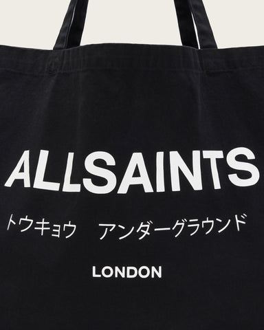 Underground Logo Printed Tote Bag