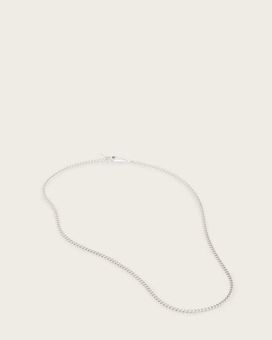 Curb Sterling Silver Chain Necklace