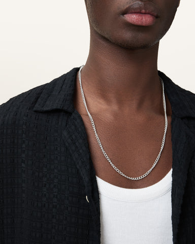 Curb Sterling Silver Chain Necklace