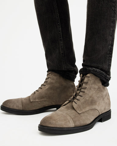 Drago Suede Lace Up Boots