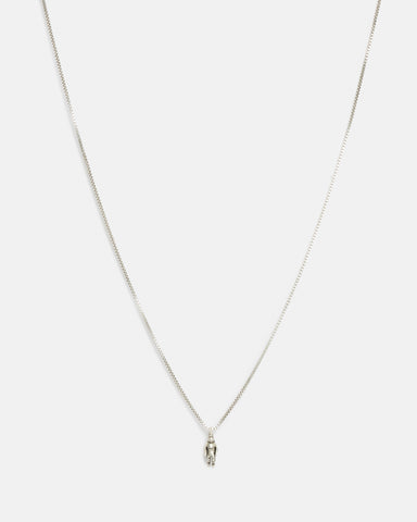 Spaceman Sterling Silver Pendant Necklace