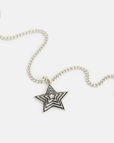 Cosmo Sterling Silver Pendant Necklace