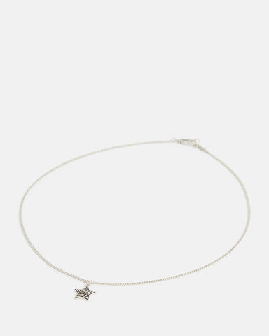 Cosmo Sterling Silver Pendant Necklace