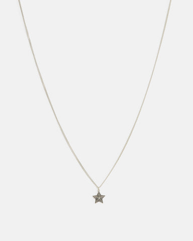 Cosmo Sterling Silver Pendant Necklace