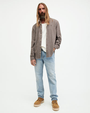 Wayanda Checked Relaxed Fit Shirt