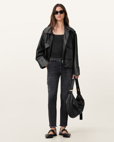 Duran Skinny Denim Cargo Jeans