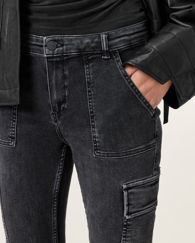 Duran Skinny Denim Cargo Jeans