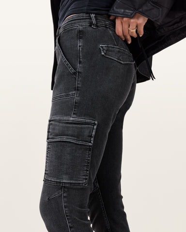 Duran Skinny Denim Cargo Jeans