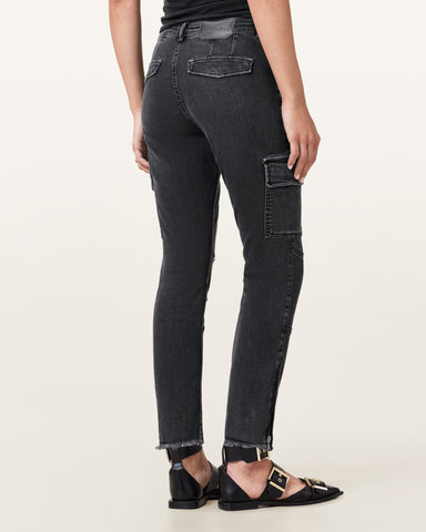Duran Skinny Denim Cargo Jeans