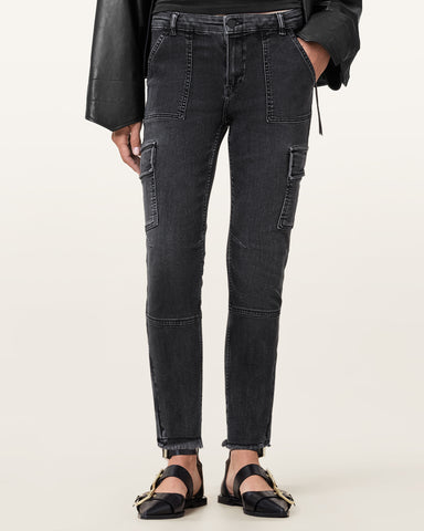 Duran Skinny Denim Cargo Jeans