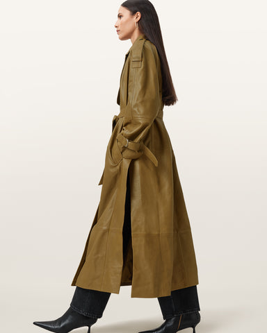 Reed Leather Trench