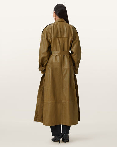 Reed Leather Trench
