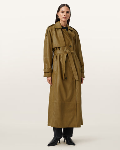 Reed Leather Trench