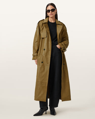 Reed Leather Trench