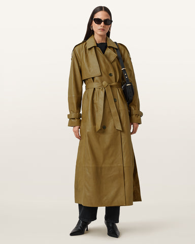 Reed Leather Trench