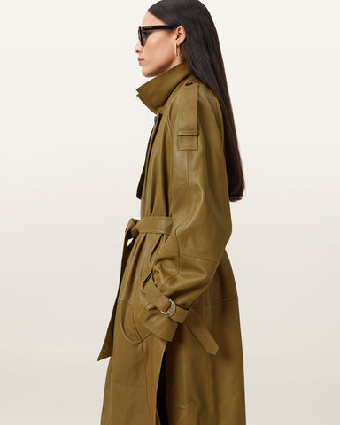 Reed Leather Trench