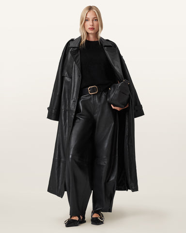 Reed Leather Trench