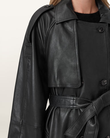 Reed Leather Trench