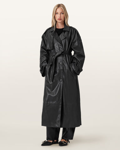 Reed Leather Trench