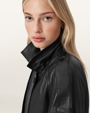 Reed Leather Trench