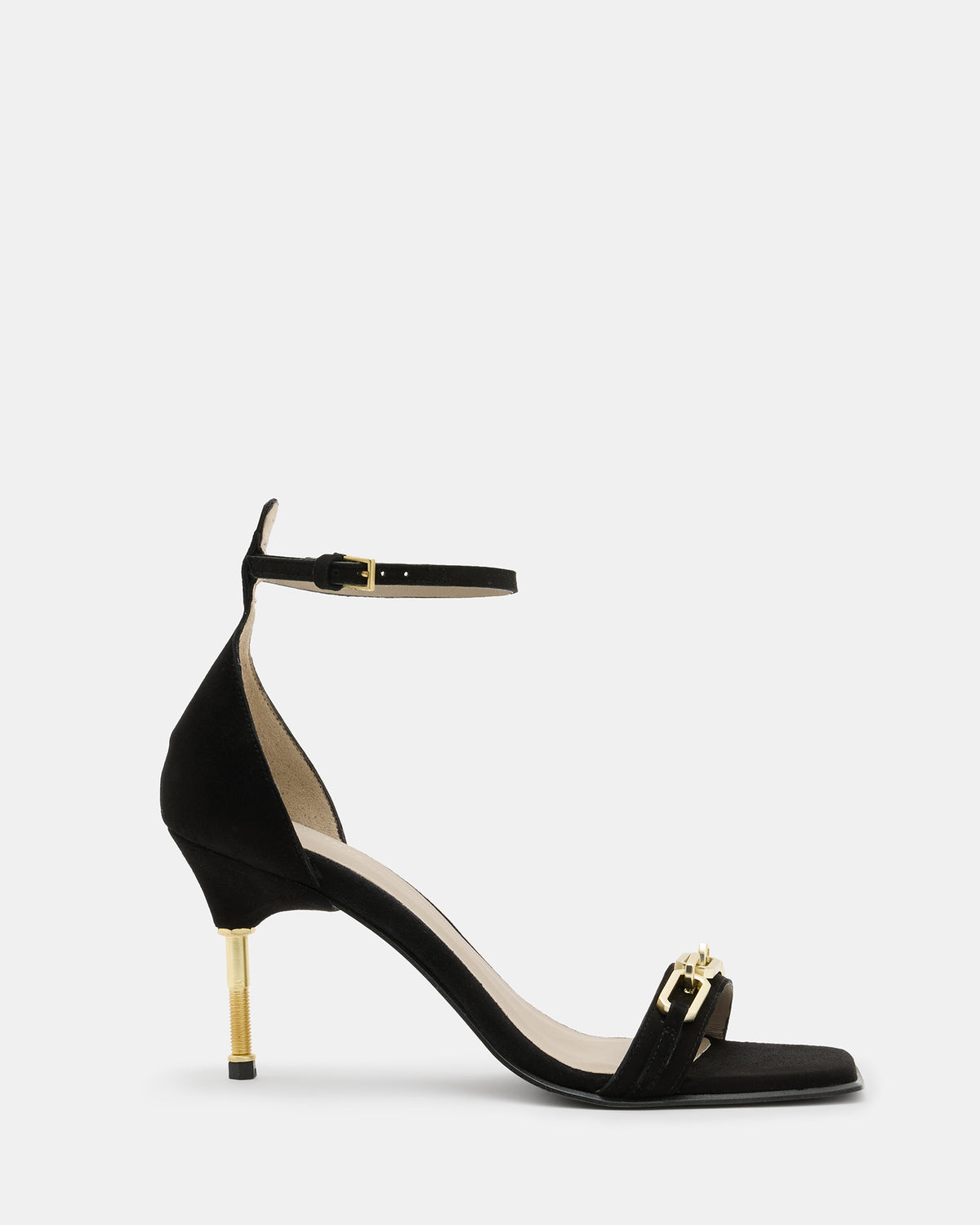 Bridget Leather Chain Heel Sandal