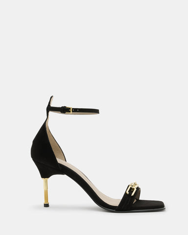 Bridget Leather Chain Heel Sandal