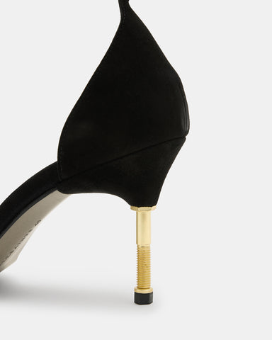 Bridget Leather Chain Heel Sandal