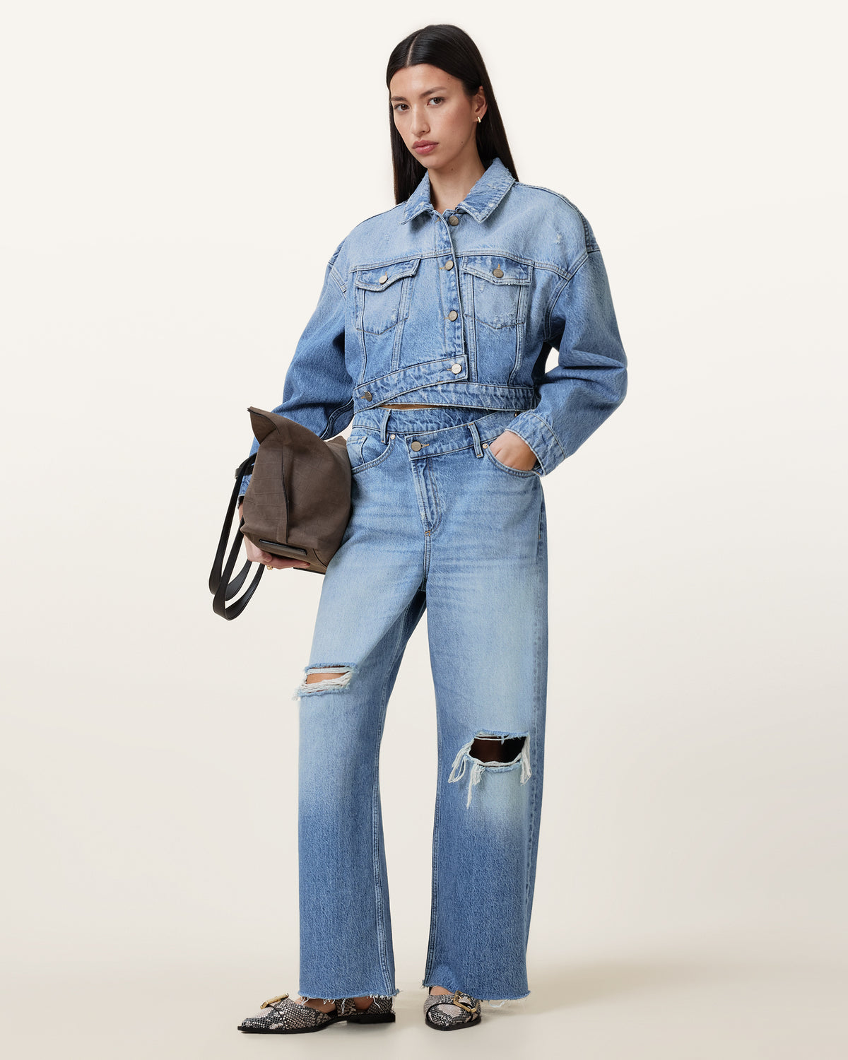 Aki Crossover Denim Jacket