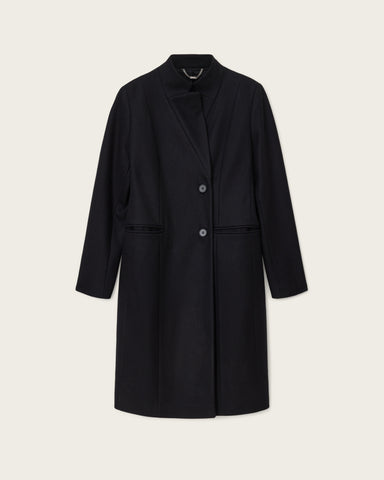 Sidney Wool Cashmere Blend Tailored Coat