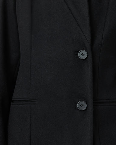 Sidney Wool Cashmere Blend Tailored Coat