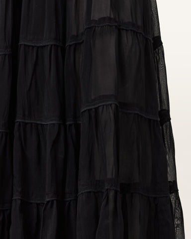 Eva Tiered Midi Skirt