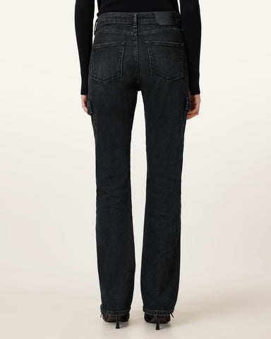 Hollis Slim Denim Bootcut Jeans