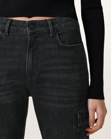 Hollis Slim Denim Bootcut Jeans