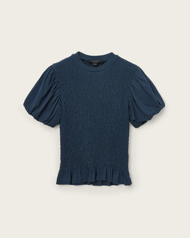 Dael Smocked Slim Top