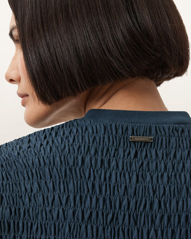 Dael Smocked Slim Top