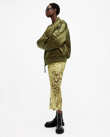 Roomer Asymmetric Zip Up Bomber Jacket