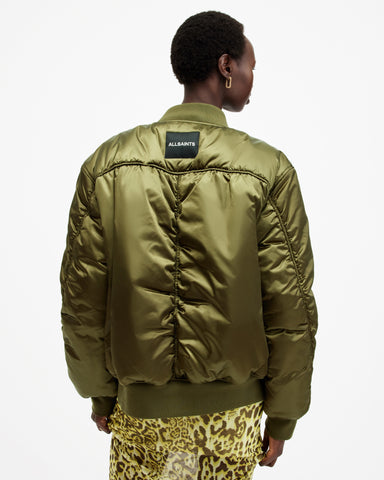 Roomer Asymmetric Zip Up Bomber Jacket