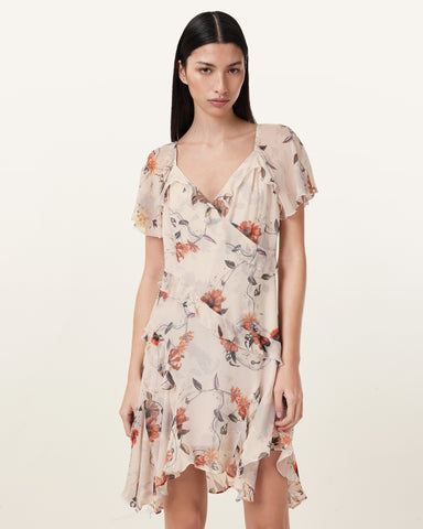 Darma Floral Print Mini Dress