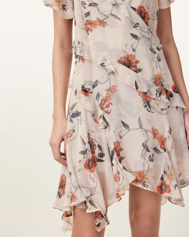 Darma Floral Print Mini Dress