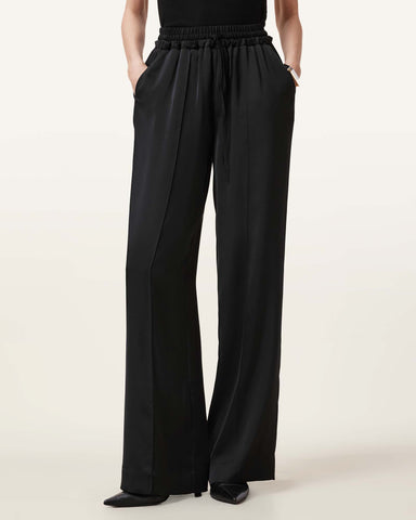 Alba Satin Wide Leg Pants