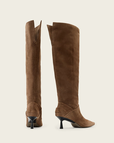 Odyssey Knee High Suede Boots