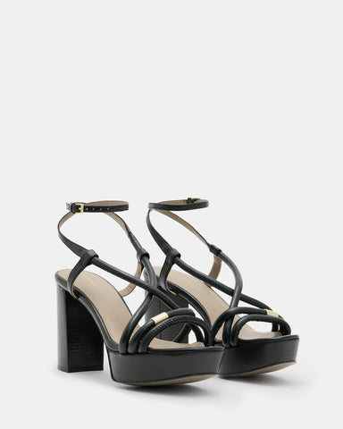 Bella Leather Platform Heel