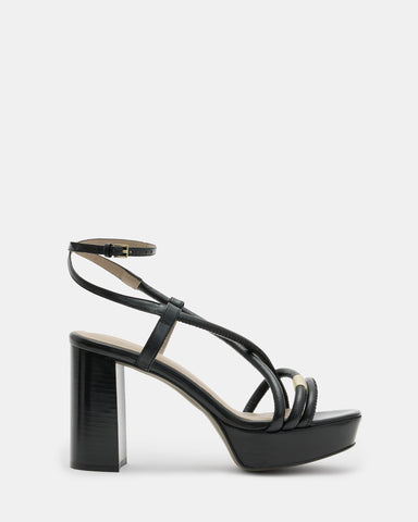 Bella Leather Platform Heel