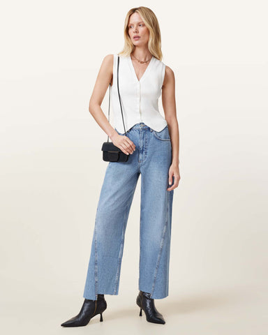 Cruz Ribbed Knitted Vest