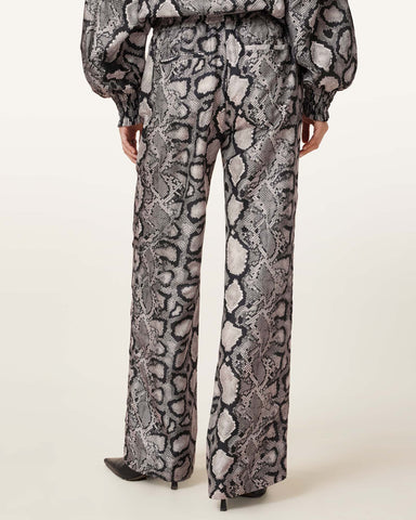 Charli Wide Leg Snake Print Pants