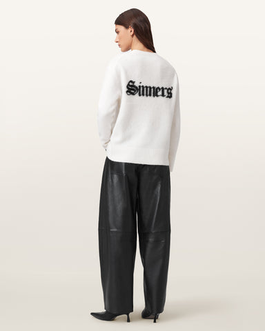 Jett Wide Leg Leather Pants