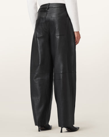 Jett Wide Leg Leather Pants
